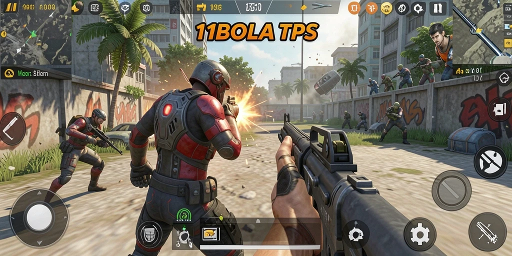 Screenshot gameplay 11BOLA dengan aksi seru dan grafis menawan.