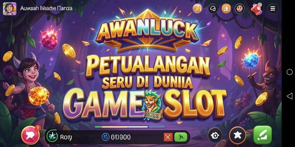 Tampilan gameplay slot yang penuh warna dan mengasyikkan di AWANLUCK.