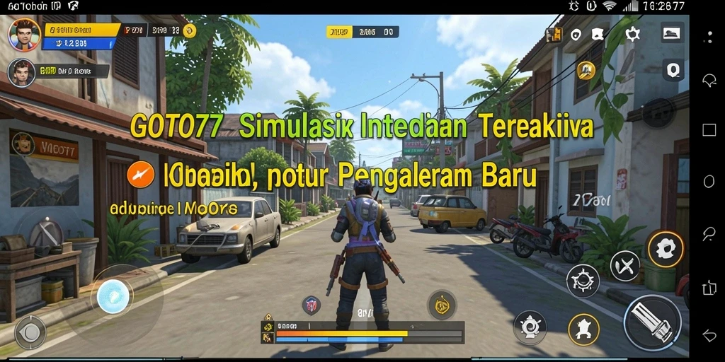 Screenshot GOTO77 menampilkan gameplay simulasi yang seru.