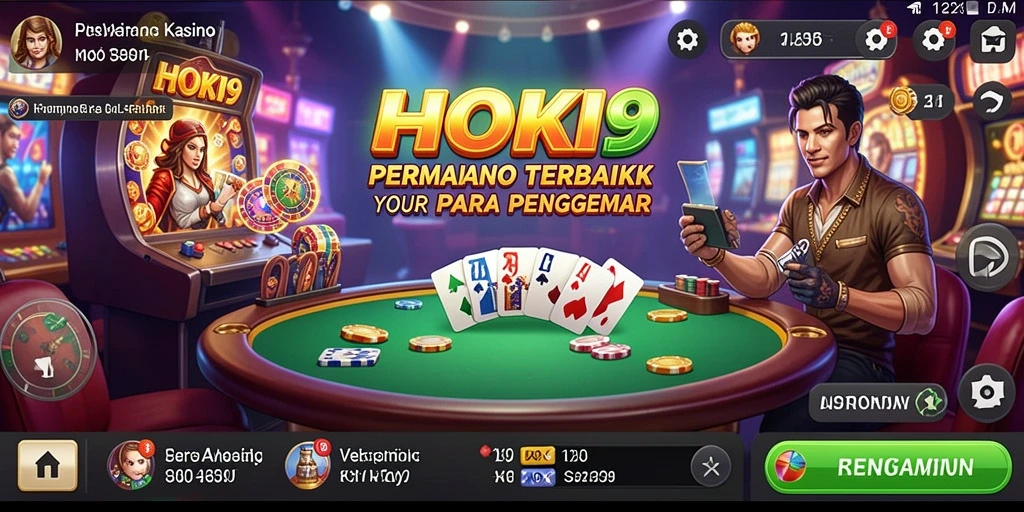 Tangkapan layar HOKI9 menampilkan permainan Kasino yang menegangkan dan grafis yang mengesankan.