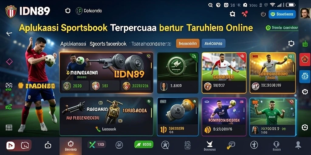 Tampilan gameplay IDN89 yang intuitif dan mudah digunakan.