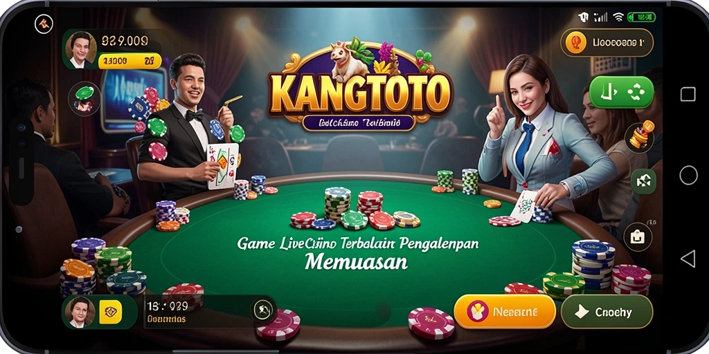 Tampilan gameplay KANGTOTO yang menarik dan interaktif di Live Casino.
