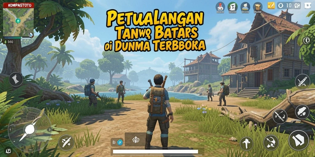 Tampilan menakjubkan dari dunia terbuka KOMPASTOTO.