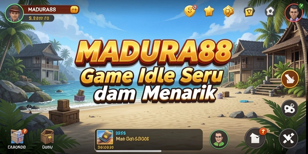 Tampilan gameplay MADURA88 menunjukkan aksi Idle yang seru.