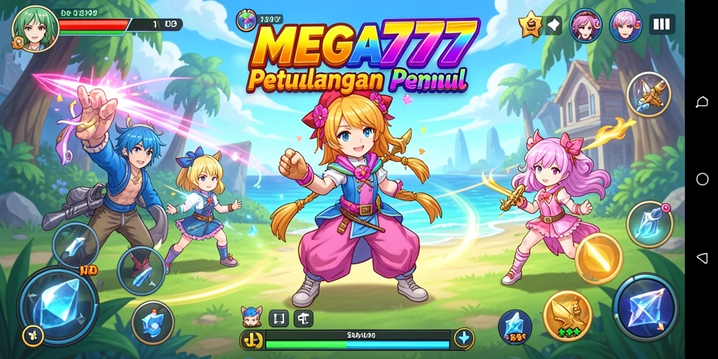 Tampilan grafis menawan dalam gameplay MEGA777 yang penuh aksi.