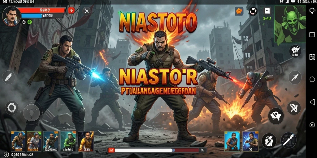 Screenshot gameplay NIASTOTO dengan grafik yang menarik dan penuh aksi.