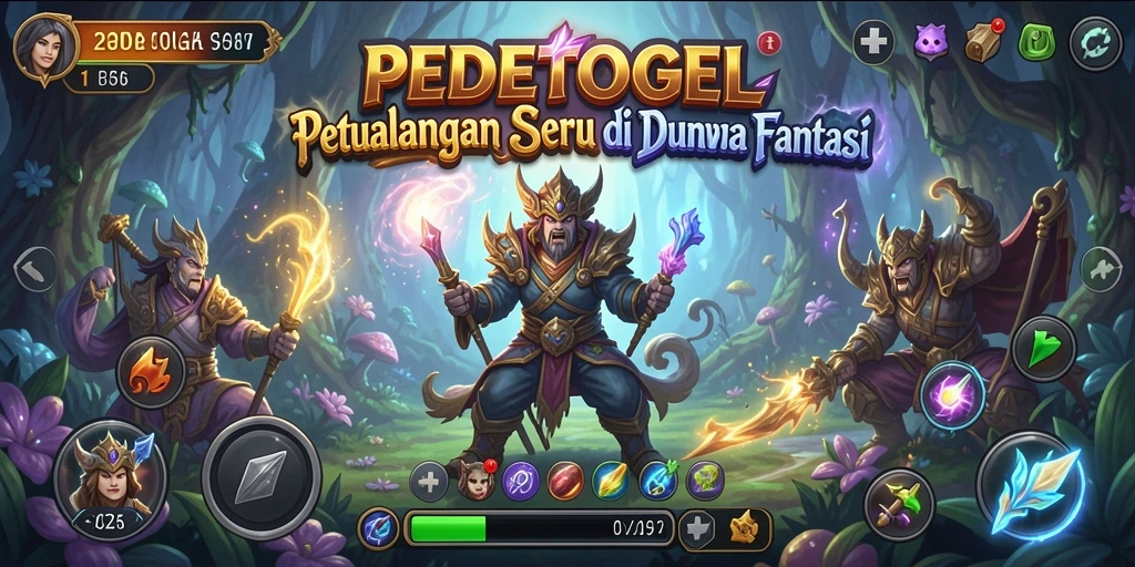 Tampilan gameplay menarik dalam petualangan fantastis PEDETOGEL.