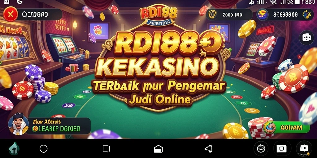 Screenshot gameplay RDI88 menampilkan suasana kasino yang menyerupai aslinya.