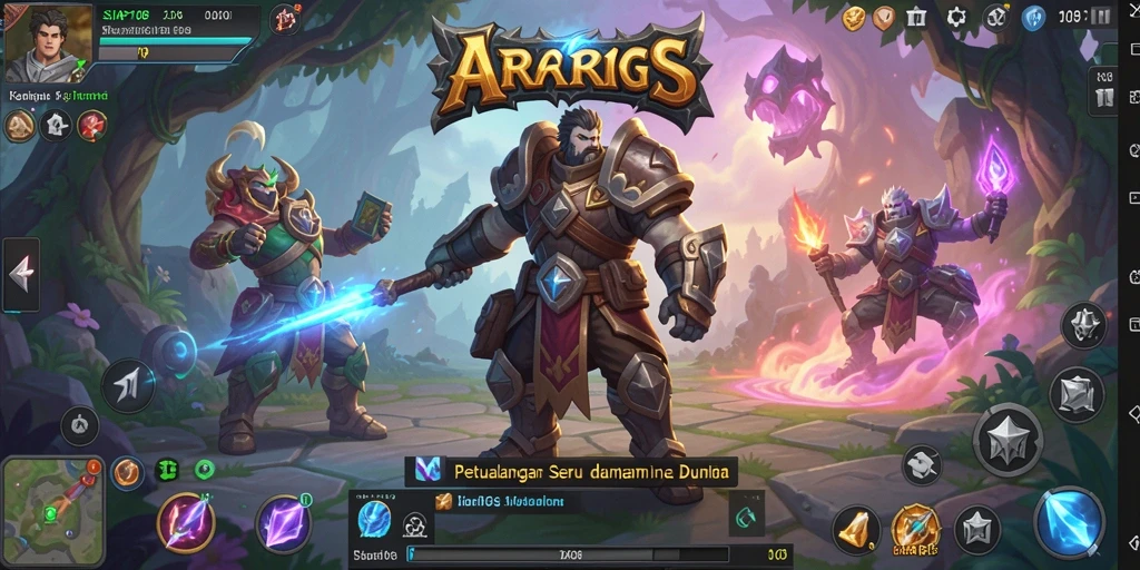 Menampilkan momen aksi seru dalam gameplay ARPG <strong>SIAP108</strong>.