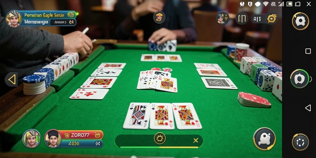 Tampilan gameplay ZORO77 yang seru dan menarik.